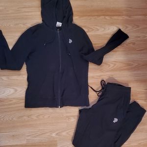 VS PINK black lounge set XS